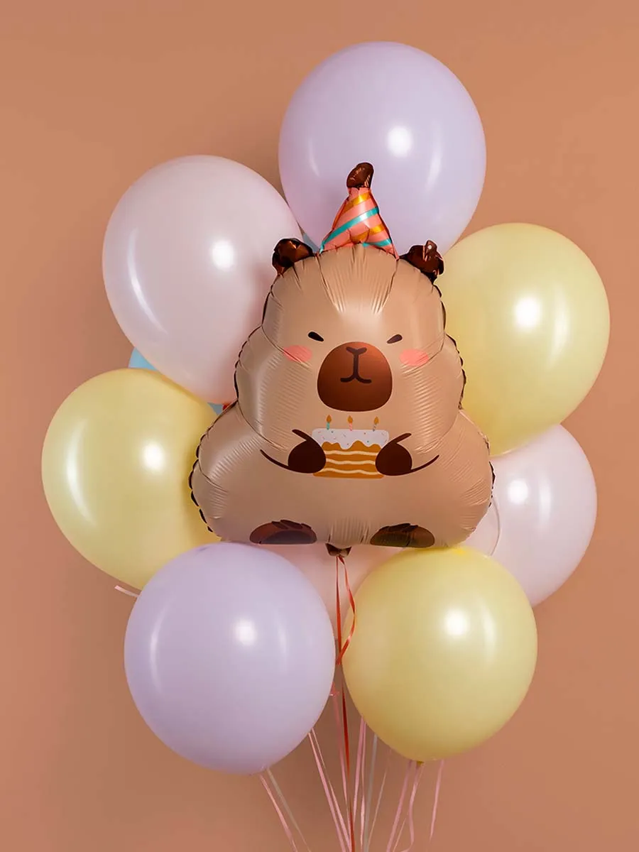 ФольгаФигураКапибараТортик