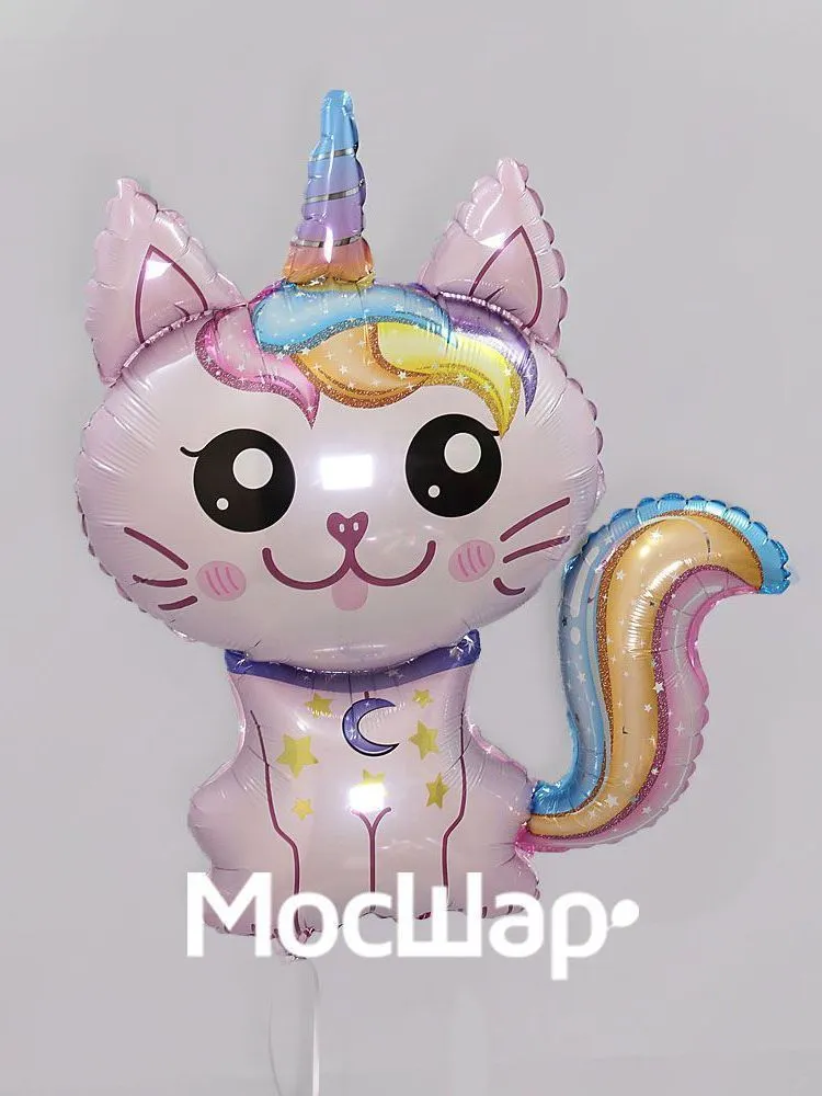 Фольга/Фигура/КотЕдинорогРозов