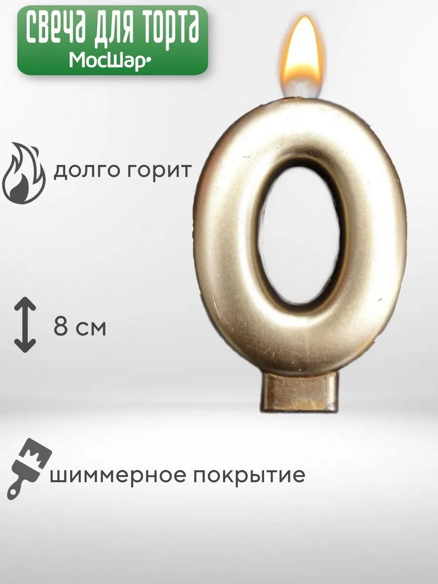 СвечаЦифра/Золото0