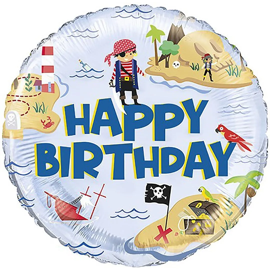 Фольга18ПиратHappyBDAY